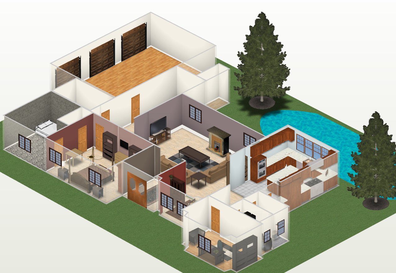 planos de casas modernas pequenas en 3d