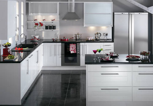 Decora\u00e7\u00e3o cozinha preto e branco  Decorando Casas