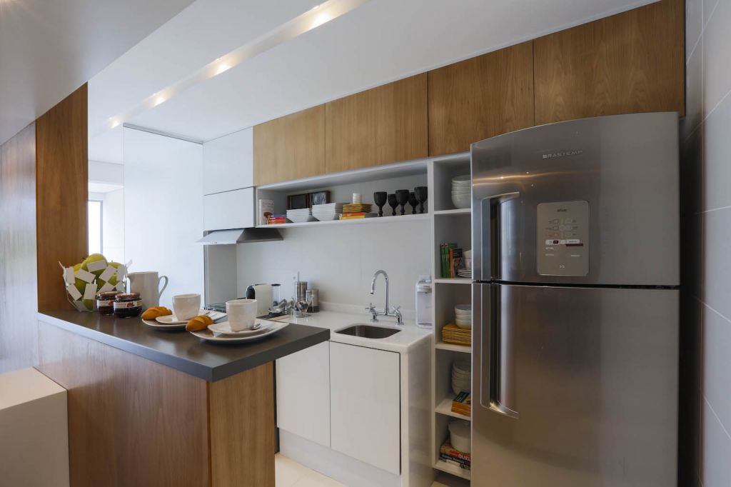 Móveis planejados para cozinha pequena de apartamento