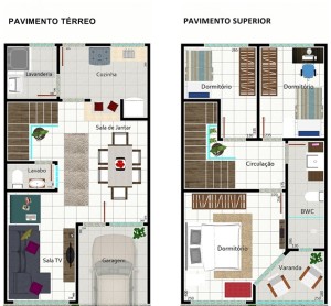 projetos-sobrados-pequenos-modernos