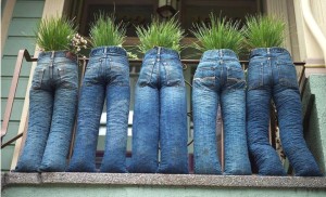 Decoração-de-jardim-material-reciclado
