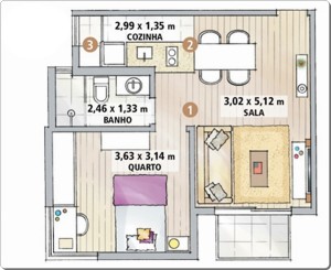 plantas-apartamentos-pequenos