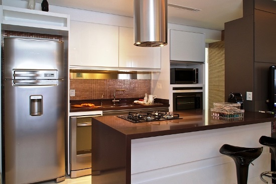 Planned Kitchens small and modern | Decorando Casas