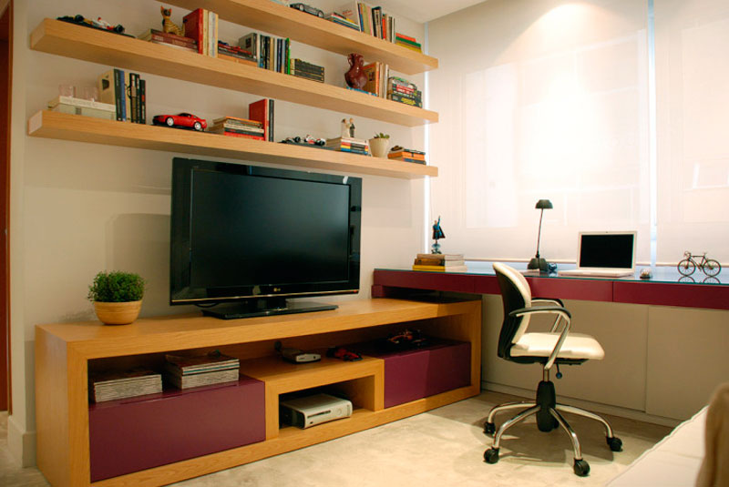 Decoração do home office para apartamento | Decorando Casas