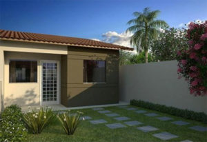 Fachadas de casas populares simples