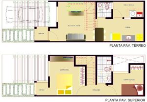 Plantas De Casas Duplex Com Quartos Decorando Casas