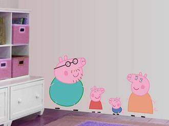 Decoração-de-quarto-da-Peppa-Pig