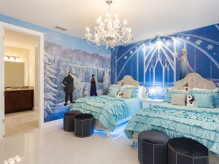 Decoração de quarto da Frozen - Decorando Casas