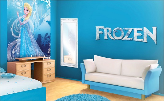 Decoração de quarto da Frozen - Decorando Casas