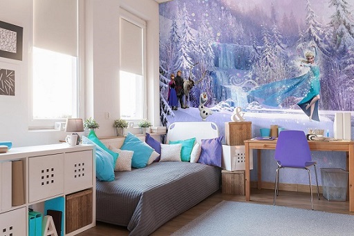 Decoração de quarto da Frozen - Decorando Casas