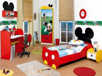 Decoração-de-quarto-do-Mickey