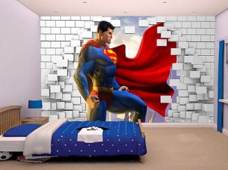 Decoração-do-Superman-para-quarto