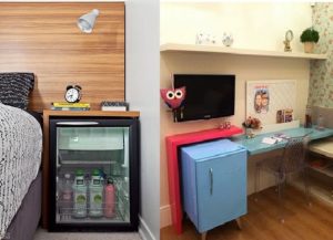 Frigobar para quarto pequeno - Decorando Casas