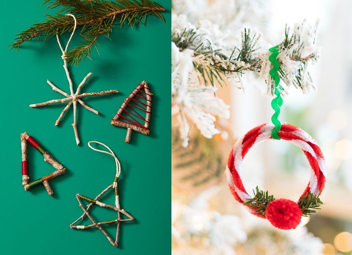Enfeites de Natal fáceis de fazer | Decorando Casas Enfeites de Natal fáceis de fazer | Decorando Casas