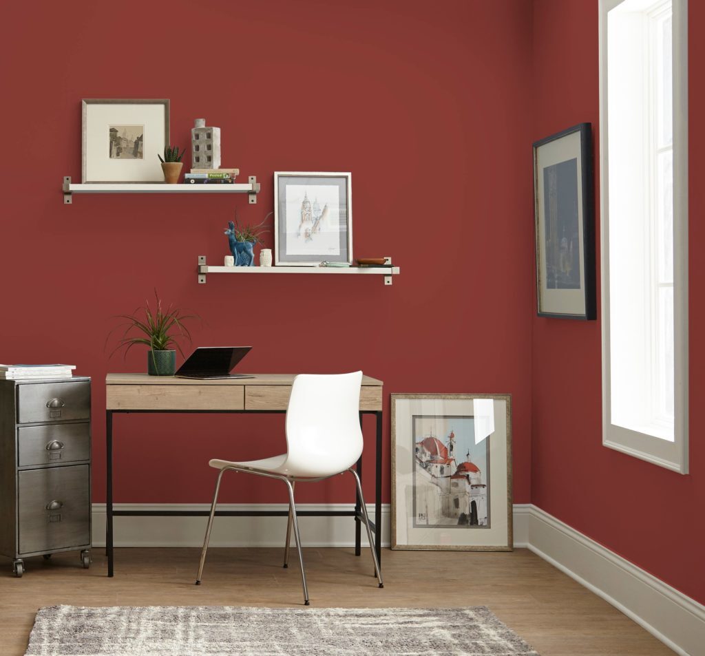 Cores-de-parede-para-home-office-vermelho-2023